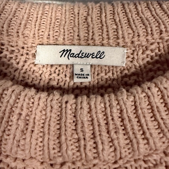 Madewell Bobble Pullover Knit Sweater in Avalon Pink Size Small - Picture 6 of 10